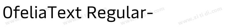 0feliaText Regular字体转换